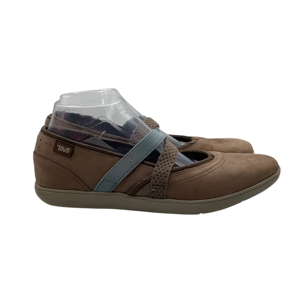 Teva Mary Jean Brown‎ Flats Comfortable Loafers size 9.5